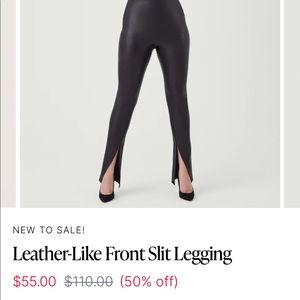 SPANX Front-Slit Leggings